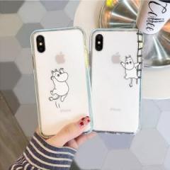 【T982】カバ 透明  ❤  iPhone11 シンプル Pro Max iphoneケース 可愛い  ソフトケース