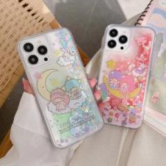 【KG01】リトルツインスターズ ❤️  流砂 ❤️  かわいい ❤️ iPhone14 Pro ❤️  iPhone14 ❤️  iPhone14 Pro Max