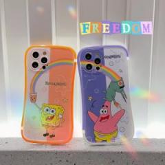 【KG14】スポンジボブ ❤️  かわいい ❤️  カップル ❤️  iPhone13 Pro ❤️  iPhone13 ❤️ iPhone13 Pro Max