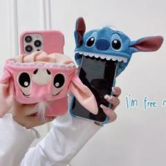 【KN53】秋冬  ❤️ スティッチ ❤️ 帽子 ❤️ 可愛い ❤️ iPhone14 ❤️ iPhoneケース