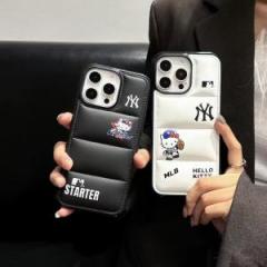 【AL75】ニューヨーク·ヤンキース ❤️ New York Yankees ❤️ NY ❤️ ダウンジャケット型 ❤️ iPhoneケース ❤️ スマホケース