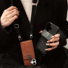 【AM79】クロムハーツ ❤️ Chrome Hearts ❤️ 高品質 ❤️ ストラップ ❤️ iPhoneケース ❤️ スマホケース