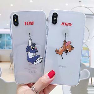 【T911】TOM  JERRY ❤ ねこ (>^ω^<)  Cat ❤ マウス mouse  携帯ケース  iphonecase 透明 ❤ 可愛い かわいい