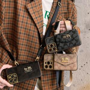 【AN95】コーチ ❤️ COACH ❤️ 高品質 ❤️ ストラップ ❤️ ファッション ❤️ iPhoneケース ❤️ スマホケース