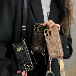 【AN96】コーチ ❤️ COACH ❤️ 高品質 ❤️ ストラップ ❤️ ファッション ❤️ iPhoneケース ❤️ スマホケース