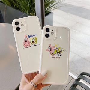 【S318】SpongeBob ❤️ Patrick Star ❤️ スポンジボブ  ❤️ iPhoneケース