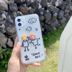 【S534】カップル  ❤️  iPhoneケース  ❤️  iPhone/Pro/Max  ❤️  透明