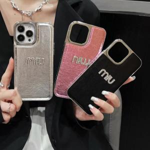 【CJ05】Miumiu ❤️ 気質 ❤️ ファッション ❤️ iPhoneケース ❤️ スマホケース